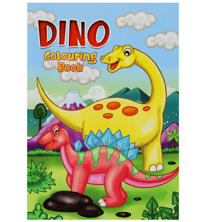 Malebog - Dino Colouring Book - 16 Sider billede