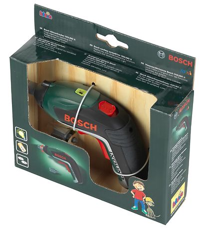 Bosch Mini Skruemaskine m. Lys/Lyd - Ixolino - Legetøj - Grøn