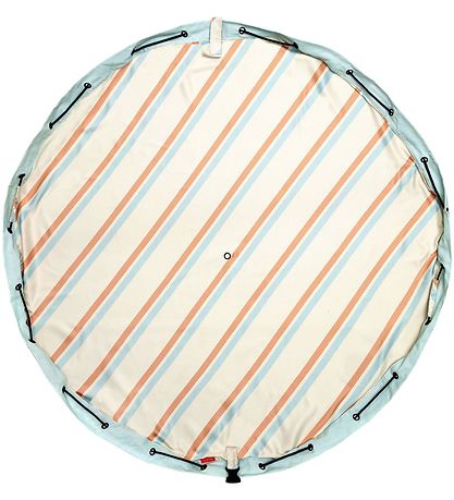Play&Go Legetøjstæppe - Outdoor - Ø140 cm - Stripes