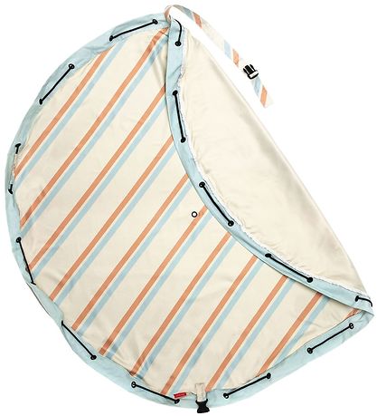 Play&Go Legetøjstæppe - Outdoor - Ø140 cm - Stripes