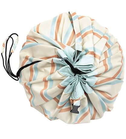 Play&Go Legetøjstæppe - Outdoor - Ø140 cm - Stripes Play&Go Legetøjstæppe - Outdoor - Ø140 cm - Stripes