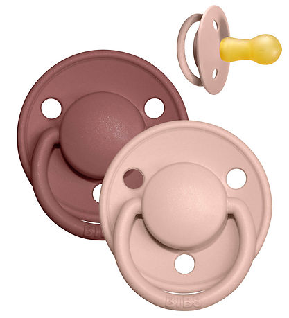 Bibs De Lux Speen - Maat 1 - Rond - Bosmarmot/Blush