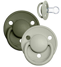 BIBS De Lux Sutter - 2-pak - Rund- Sage/Hunter Green BIBS De Lux Sutter - 2-pak - Rund- Sage/Hunter Green