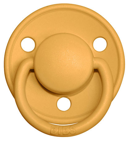 BIBS De Lux Sutter - Str. 2 - 2-pak - Rund - Mustard/Petrol BIBS De Lux Sutter - Str. 2 - 2-pak - Rund - Mustard/Petrol