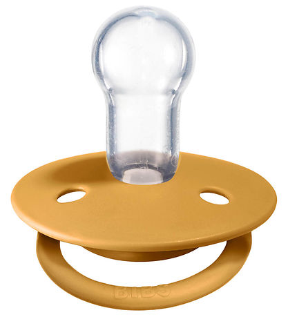 BIBS De Lux Sutter - 2-pak - Rund - Mustard/Petrol