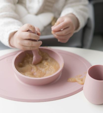 EzPz Dinner Set - Silicone - 4 Parts - Pink EzPz Dinner Set - Silicone - 4 Parts - Pink