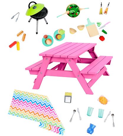 Our Generation Picnicbord m. Tilbehør Our Generation Picnicbord m. Tilbehør