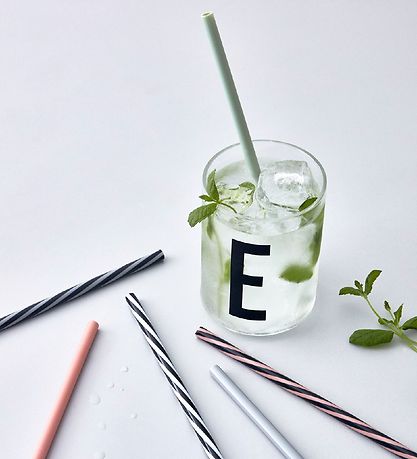 Design Letters Sugerør - 10 stk - Multifarvet