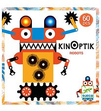 Djeco Magnetspil - Kinoptik - 60 dele - Robotter