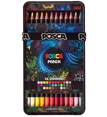 Posca Färgpennor - 36 st. - Flerfärgad