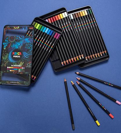 Posca Färgpennor - 36 st. - Flerfärgad