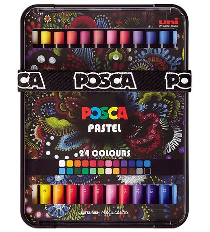 Posca Wax Crayons - 24 pcs. - Multicolour