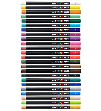 Posca Wax Crayons - 24 pcs. - Multicolour