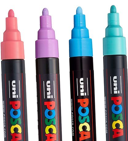 Posca Tuscher - PC-5M - 8 stk. - Afdæmpede Farver Posca Tuscher - PC-5M - 8 stk. - Afdæmpede Farver