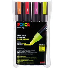 Posca Tuscher - PC-5M - 4 stk. - Neon Posca Tuscher - PC-5M - 4 stk. - Neon