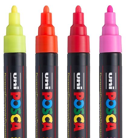 Posca Tuscher - PC-5M - 4 stk. - Neon
