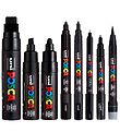 Posca Tuscher - 8 Spidsstørrelser - Sort Posca Tuscher - 8 Spidsstørrelser - Sort