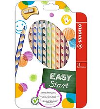 Stabilo Farveblyanter - EasyColors - Venstre - 12 stk. - Multifa Stabilo Farveblyanter - EasyColors - Venstre - 12 stk. - Multifa