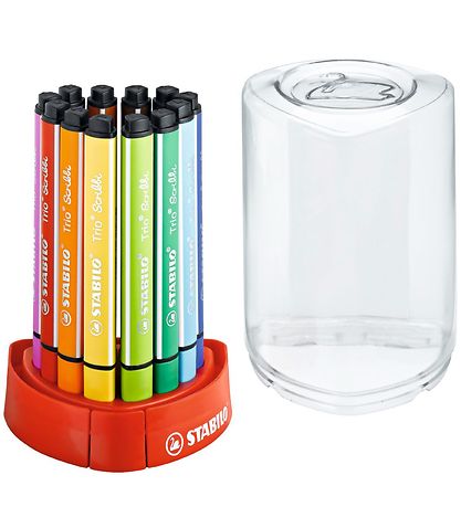 Stabilo Tuscher - Trio Scribbi - 12 stk. - Multifarvet Stabilo Tuscher - Trio Scribbi - 12 stk. - Multifarvet