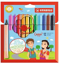 Stabilo Tuscher - Cappi - 12 stk. - Multifarvet Stabilo Tuscher - Cappi - 12 stk. - Multifarvet