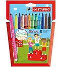 Marqueurs Magiques Stabilo - Trio A-Z - 12 pces - Multicolore