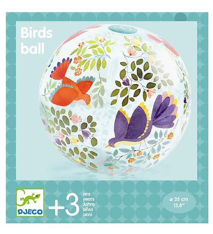 Djeco Badebold - 35 cm - Blomster & Fugle Djeco Badebold - 35 cm - Blomster & Fugle