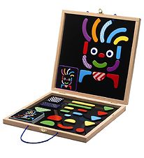 Djeco Magnets w. Playcase - Geo Bonhomme Djeco Magnets w. Playcase - Geo Bonhomme