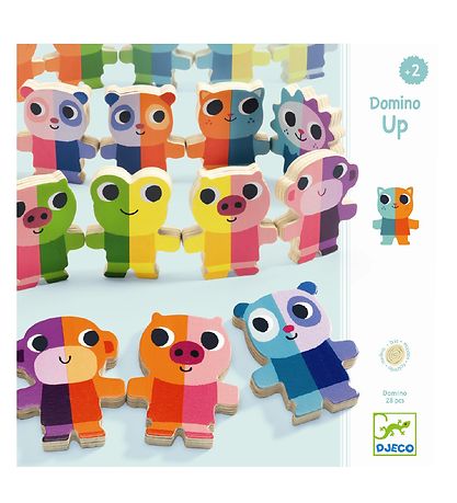 Djeco Domino - Træ - Up Djeco Domino - Træ - Up