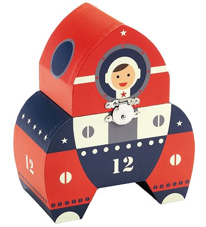 Djeco Smykkeskrin m. Musik - 18x14,5x8,5 cm - Polo 12