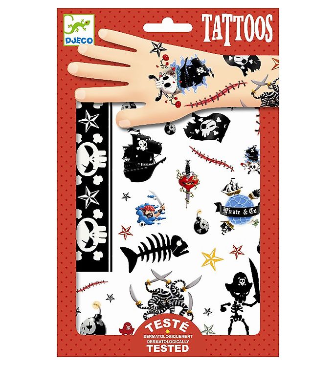 Djeco Tatoveringer - Pirater billede
