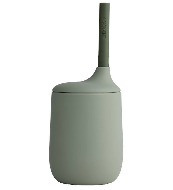 Liewood Kop m. Sugerør - Silikone - Ellis - Faune Green/Hunter G