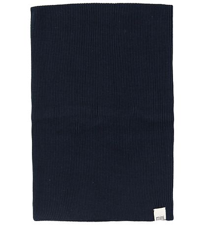 Minimalisma Tube Scarf - 23x15 - Birk - Silk/Cotton - Navy Minimalisma Tube Scarf - 23x15 - Birk - Silk/Cotton - Navy