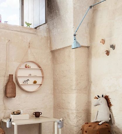 ferm Living Knage - Håndskåret Træ - 9,5x9,5x5 cm - Giraf