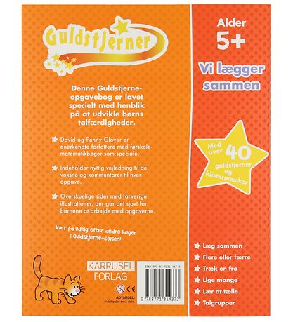Karrusel Forlag Aktivitetsbog - Guldstjerner - Vi Lægger Sammen  Karrusel Forlag Aktivitetsbog - Guldstjerner - Vi Lægger Sammen