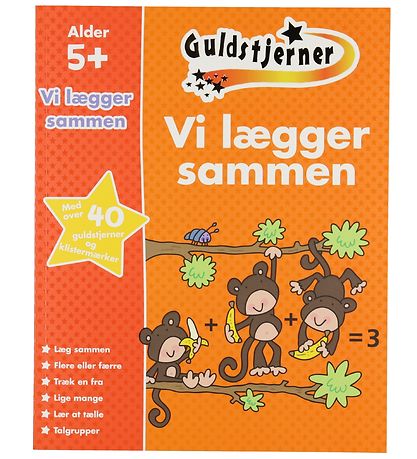 Karrusel Forlag Aktivitetsbog - Guldstjerner - Vi Lægger Sammen  Karrusel Forlag Aktivitetsbog - Guldstjerner - Vi Lægger Sammen