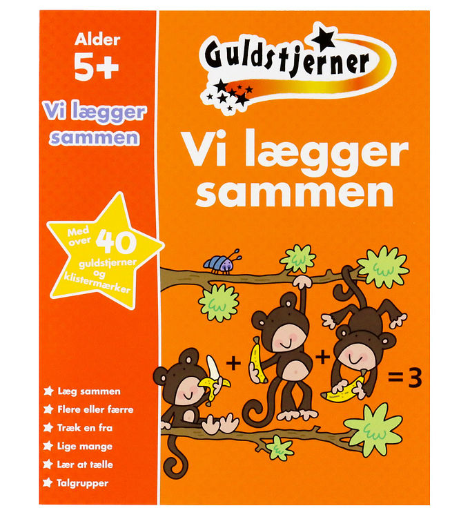 Karrusel Forlag Aktivitetsbog - Guldstjerner - Vi Lægger Sammen