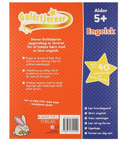 Karrusel Forlag Aktivitetsbog - Guldstjerner - Engelsk Karrusel Forlag Aktivitetsbog - Guldstjerner - Engelsk