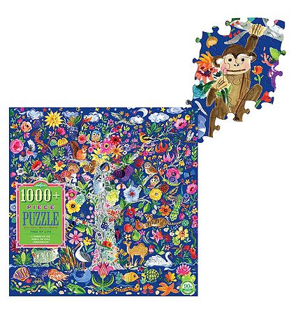 Puzzle Eeboo - 1000 Briques - La vie Bois Puzzle Eeboo - 1000 Briques - La vie Bois