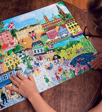 Eeboo Palapeli - 1000 Tiilet - Kööpenhamina Eeboo Palapeli - 1000 Tiilet - Kööpenhamina