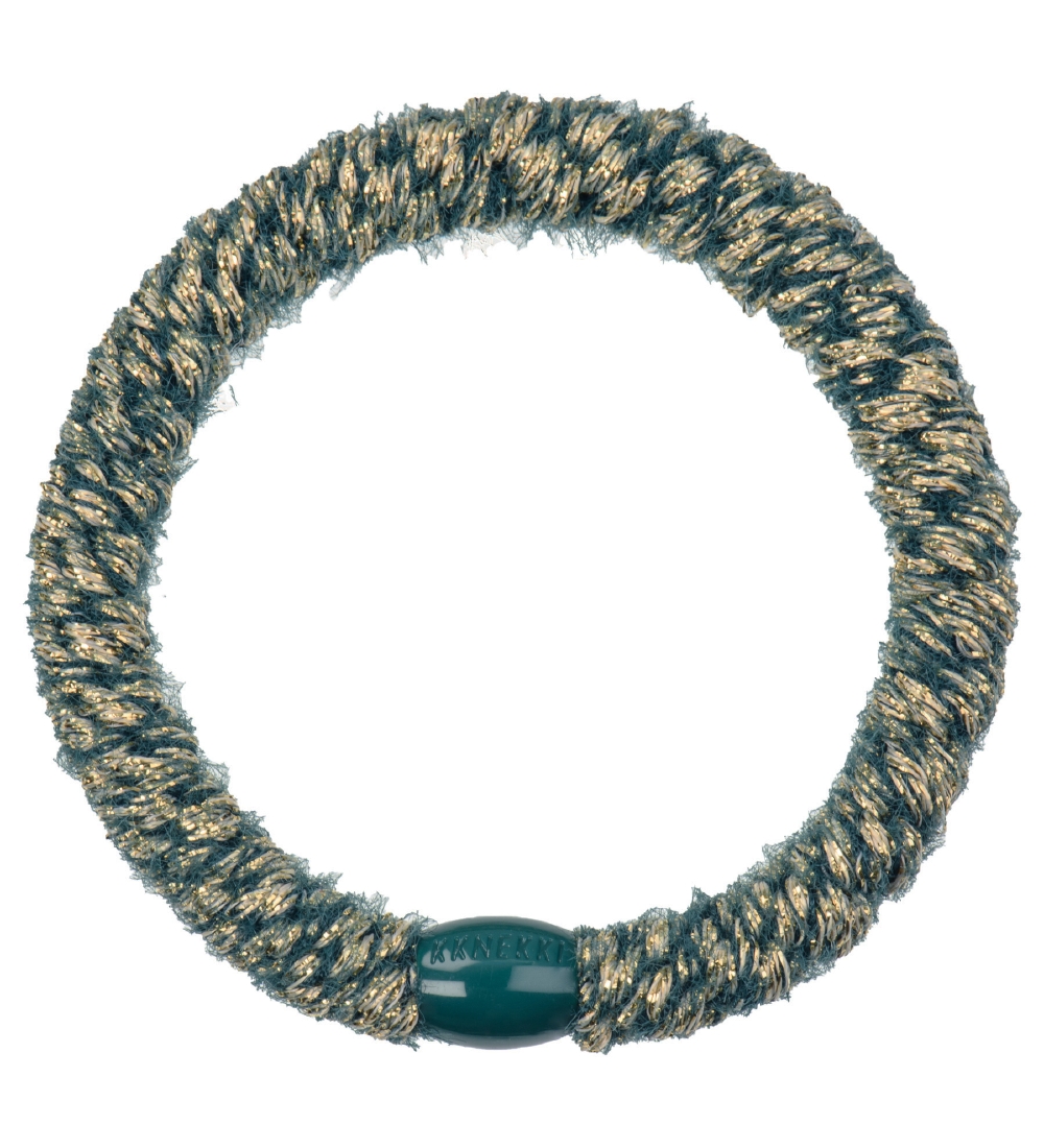 Kknekki Haargummi - Erdöl m. Velours/Glitzer - Kknekki - One Size - Haarschmuck