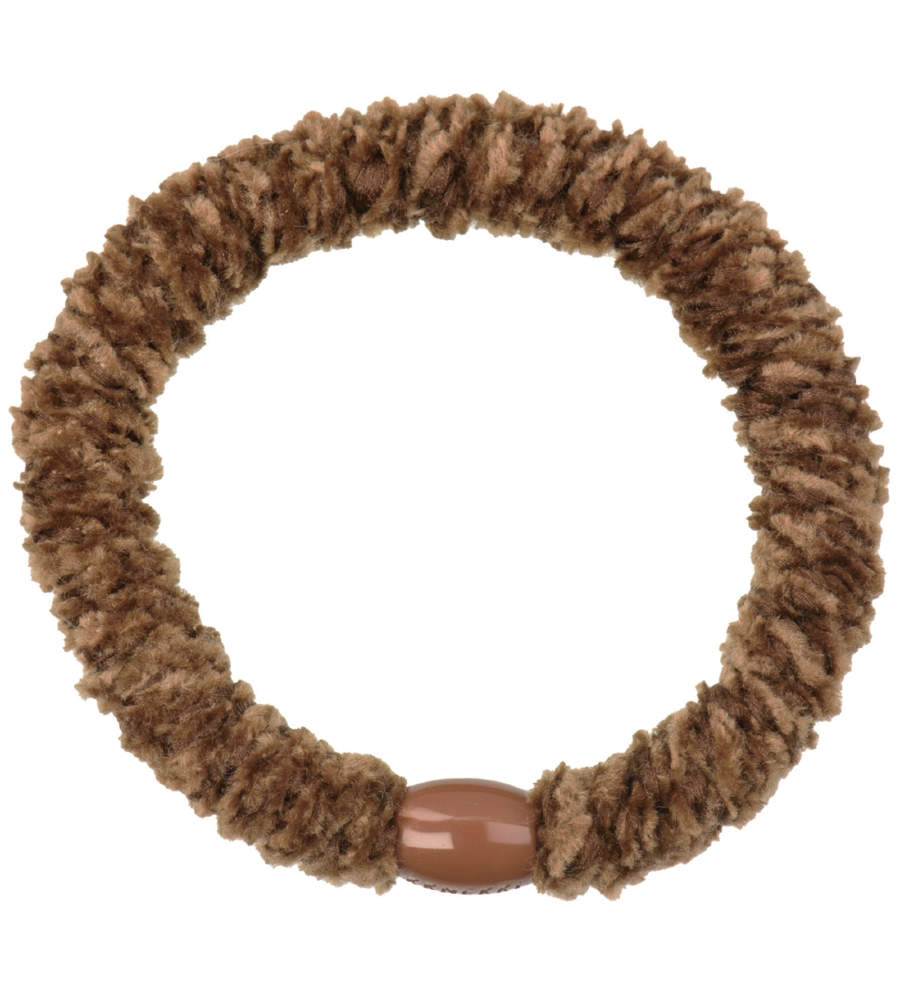 Kknekki Haargummi - Verblasst Brown Velours - Kknekki - One Size - Haarschmuck