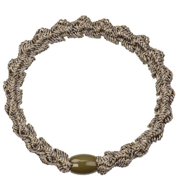 Kknekki Hårelastik - Brun Glimmer m. Lace