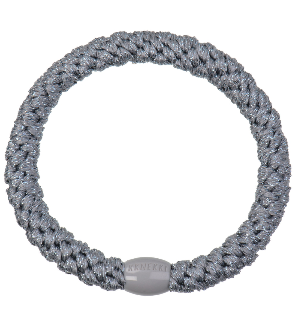 Kknekki Haargummi - Grau Glitzer - Kknekki - One Size - Haarschmuck