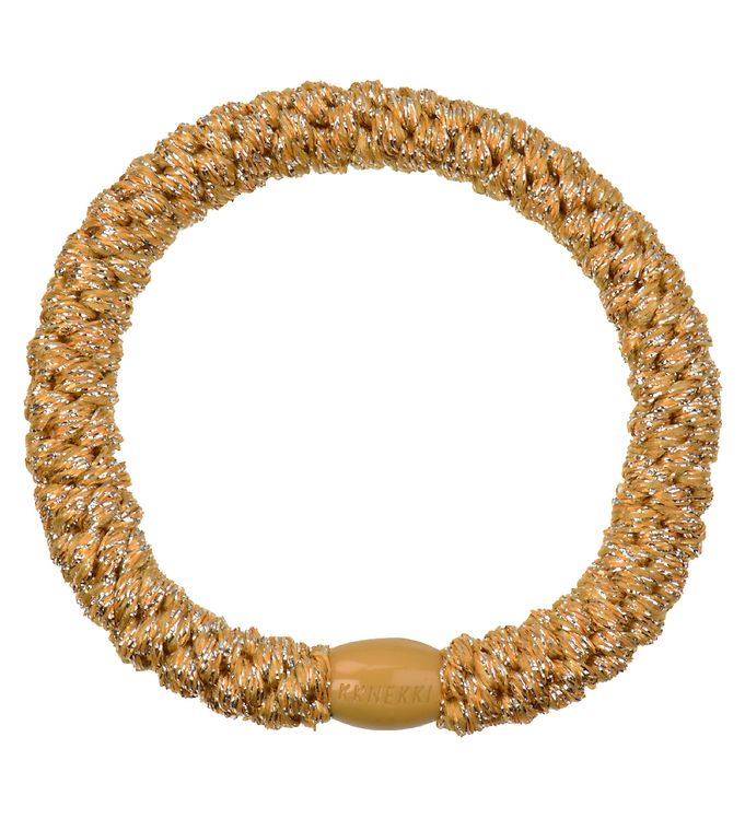 Kknekki Hårelastik - Karrygul Glimmer