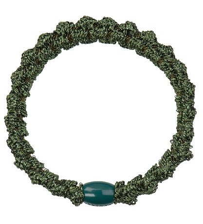Elastique à Cheveux Kknekki - Vert Militaire Brillant av. Lace
