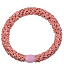 Kknekki Haarelastiek - Koraal Glitter Kknekki Haarelastiek - Koraal Glitter