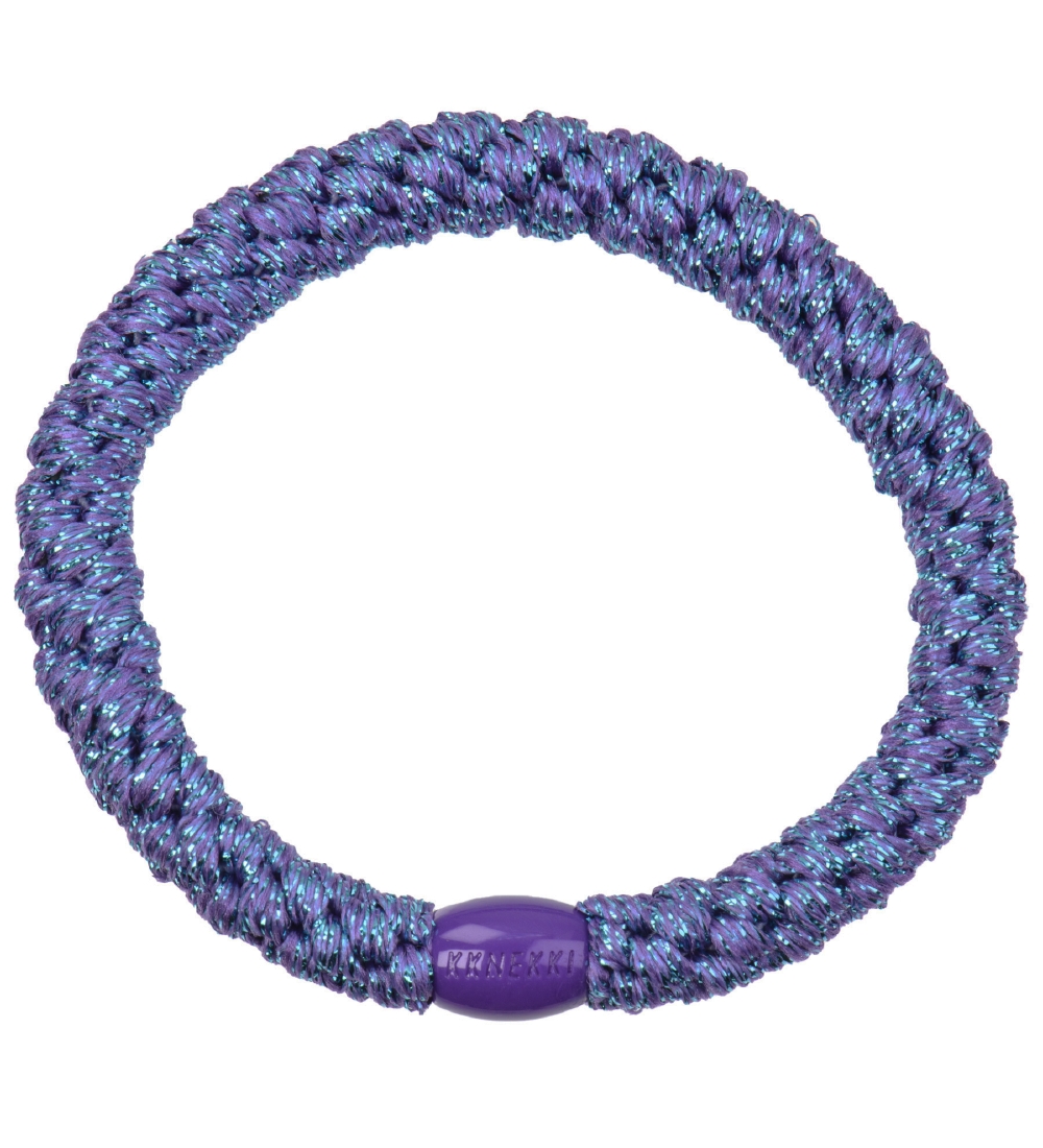 Kknekki Haargummi - Lila/Blau Glitzer - Kknekki - One Size - Haarschmuck