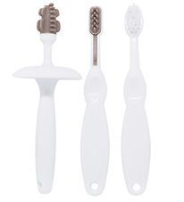Oopsy Toothbrush Set - 4 Parts - White/Rose Oopsy Toothbrush Set - 4 Parts - White/Rose
