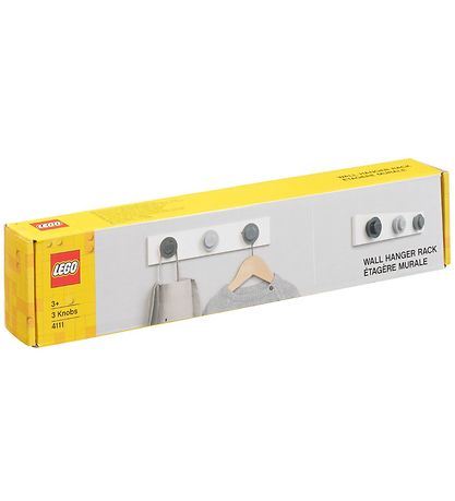 LEGO® Storage Knagerække - 33 cm - Sort/Grå