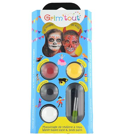Grim Tout Ansigtsmaling - 4 Farver Grim Tout Ansigtsmaling - 4 Farver